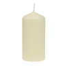 Candele alte cilindriche avorio 120mm - Lotto di 12 Bolsius