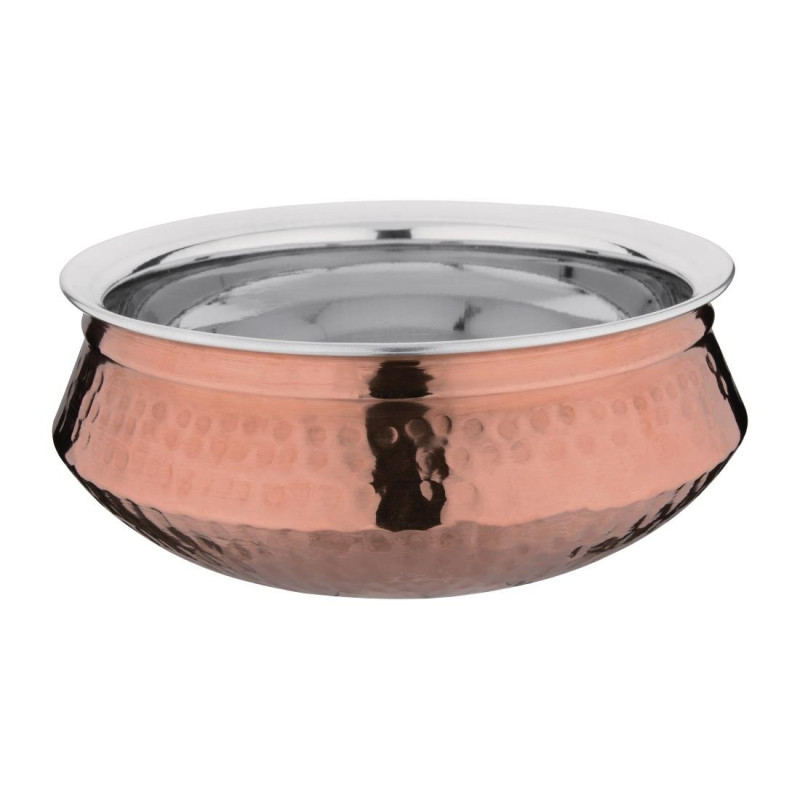 Piatto in rame Handi Ø 200 mm Olympia - Isolamento termico a doppia parete Piatto in rame Handi Ø 200 mm Olympia - Isolamento termico a doppia parete