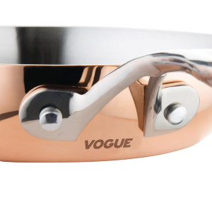 Padella a triplo strato di rame per induzione Vogue Ø 200mm