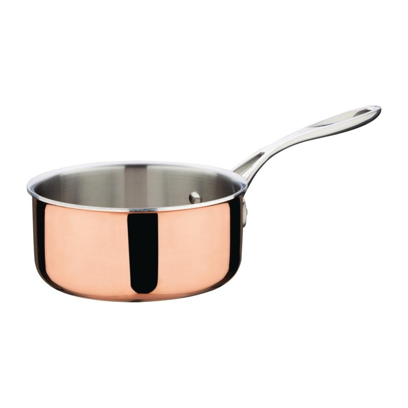 Casseruola a triplo strato di rame per induzione - Ø160 mm Vogue Casseruola a triplo strato di rame per induzione - Ø160 mm Vogue