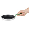 Padella in alluminio antiaderente con manico verde - Ø200mm Hygiplas: Cottura professionale semplificata!