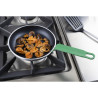 Padella in alluminio antiaderente con manico verde - Ø200mm Hygiplas: Cottura professionale semplificata!