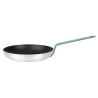 Padella in alluminio antiaderente con manico verde Ø 240 mm - Qualità professionale Hygiplas