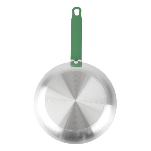 Padella in alluminio antiaderente con manico verde Ø 240 mm - Qualità professionale Hygiplas
