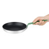 Padella in alluminio antiaderente con manico verde Ø 240 mm - Qualità professionale Hygiplas
