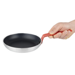 Padella in alluminio antiaderente Ø 200 mm Manico Rosso - Hygiplas