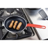 Padella in alluminio antiaderente Ø 200 mm Manico Rosso - Hygiplas