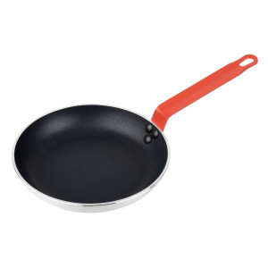 Padella in alluminio antiaderente con manico rosso Ø 240mm Hygiplas