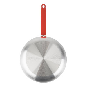 Padella in alluminio antiaderente Ø 280 mm - Hygiplas Manico Rosso SEO: Cottura senza problemi, Rivestimento Teflon Platinum Plu