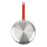 Padella in alluminio antiaderente Ø 280 mm - Hygiplas Manico Rosso SEO: Cottura senza problemi, Rivestimento Teflon Platinum Plu