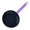 Padella in alluminio antiaderente Ø 240mm, manico viola Hygiplas - Rivestimento Teflon Platinum Plus