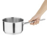 Casseruola in acciaio inossidabile Vogue 180 x 110 mm - Cucina professionale di qualità