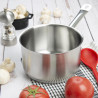 Casseruola in acciaio inossidabile Vogue 180 x 110 mm - Cucina professionale di qualità
