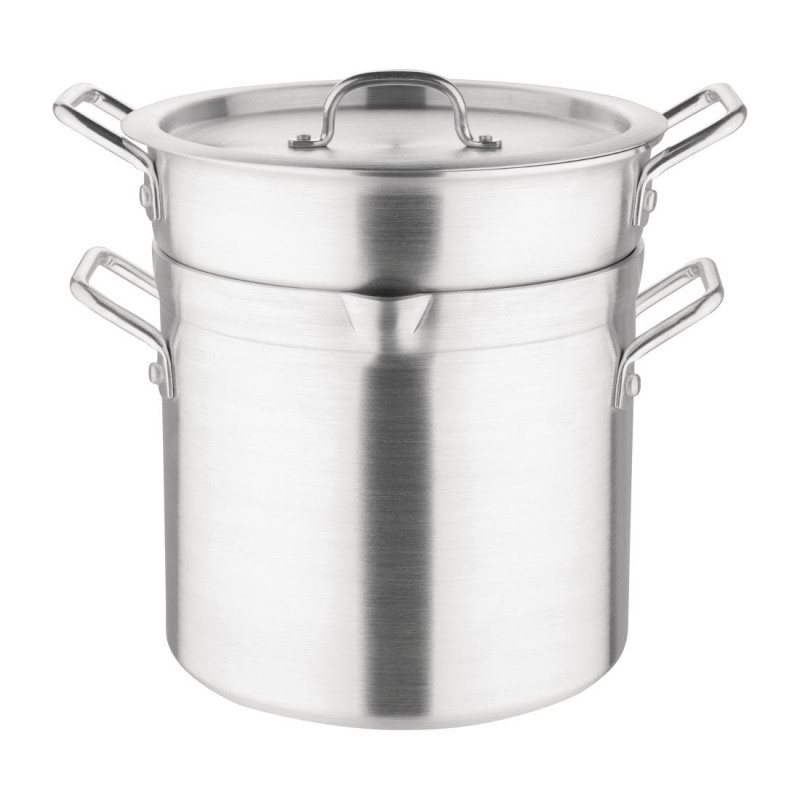 Marmitta Bain Marie in alluminio 10 L Vogue - Cucina professionale Marmitta Bain Marie in alluminio 10 L Vogue - Cucina professionale