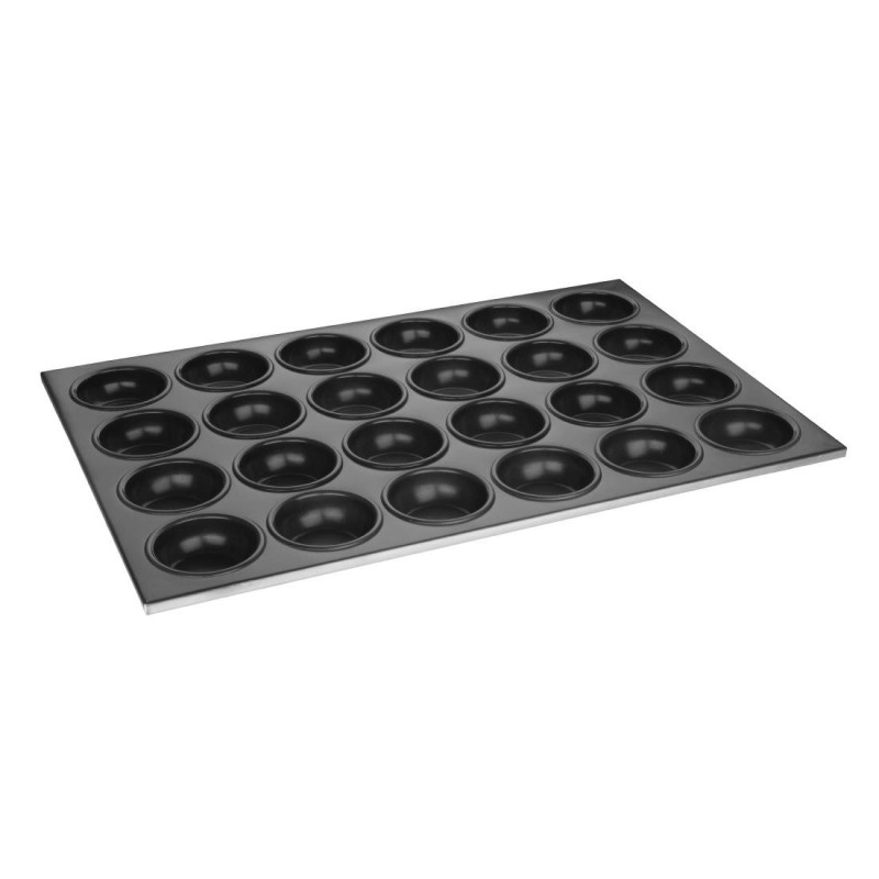 Stampo per Muffin Antiaderente - 24 Stampi in Alluminio Vogue Stampo per Muffin Antiaderente - 24 Stampi in Alluminio Vogue
