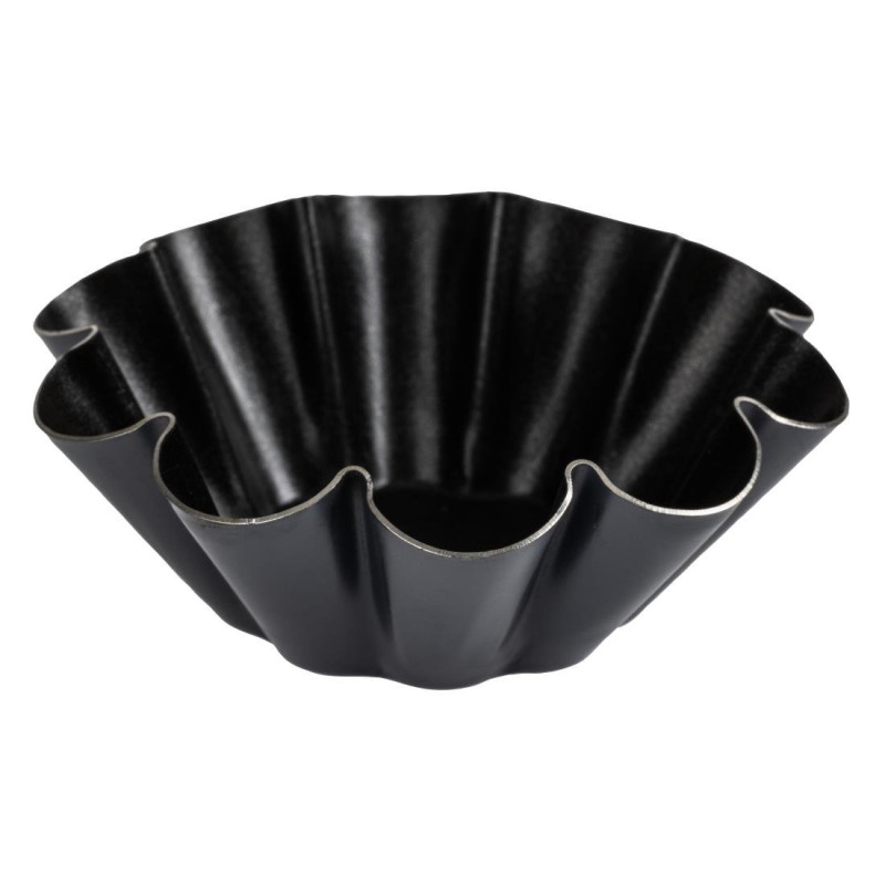 Stampi per Mini Brioche Antiaderenti 75 mm - Confezione da 12, Matfer Bourgeat Stampi per Mini Brioche Antiaderenti 75 mm - Confezione da 12, Matfer Bourgeat