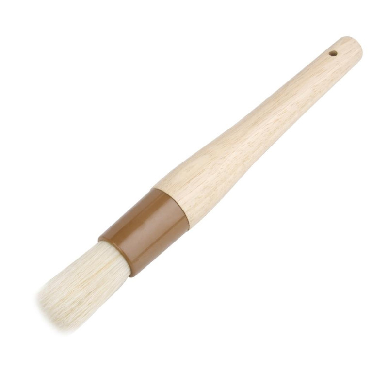Pennello da pasticceria tondo Vogue 25mm in legno resistente Pennello da pasticceria tondo Vogue 25mm in legno resistente
