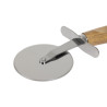 Roulette per Pizza in Acciaio Inox - Manico in Legno 65 mm, Qualità Kitchen Craft