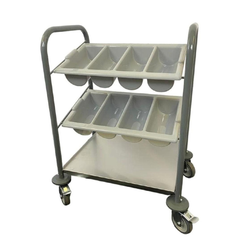 Carrello Portaposate in Acciaio Craven: Robusto e Pratico Carrello Portaposate in Acciaio Craven: Robusto e Pratico