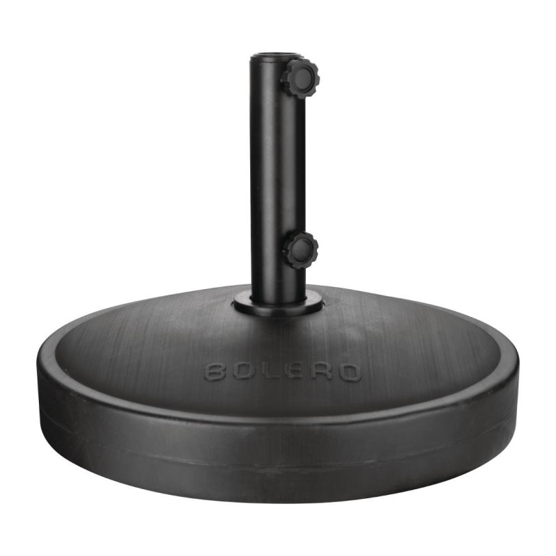Base per ombrellone in cemento nero Bolero - Massima stabilità Base per ombrellone in cemento nero Bolero - Massima stabilità