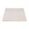 Piatto Tavolo Quadrato Vintage Bianco 700 mm Bolero - Alta qualità in legno di vimini