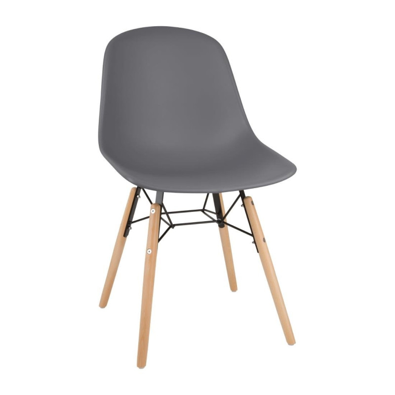 Sedia Arlo Grigio Scuro - Set di 2 Bolero: Comfort, robustezza ed eleganza Sedia Arlo Grigio Scuro - Set di 2 Bolero: Comfort, robustezza ed eleganza