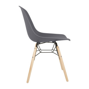 Sedia Arlo Grigio Scuro - Set di 2 Bolero: Comfort, robustezza ed eleganza