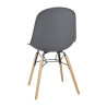 Sedia Arlo Grigio Scuro - Set di 2 Bolero: Comfort, robustezza ed eleganza