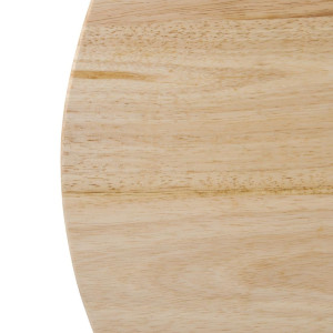 Piatto Tavolo Rotondo Legno Naturale 600 mm Bolero DY738 - Essenziale Cucina professionale