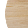 Piatto Tavolo Rotondo Legno Naturale 600 mm Bolero DY738 - Essenziale Cucina professionale