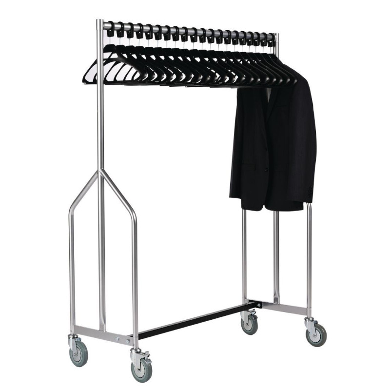Appendiabiti Professionale in Z con 20 Appendini - Resistente ed Elegante Appendiabiti Professionale in Z con 20 Appendini - Resistente ed Elegante