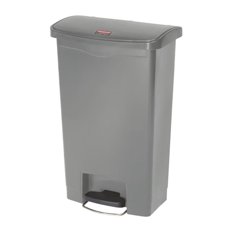 Cestino a pedale frontale grigio 50L - igienico e pratico | Rubbermaid Cestino a pedale frontale grigio 50L - igienico e pratico | Rubbermaid