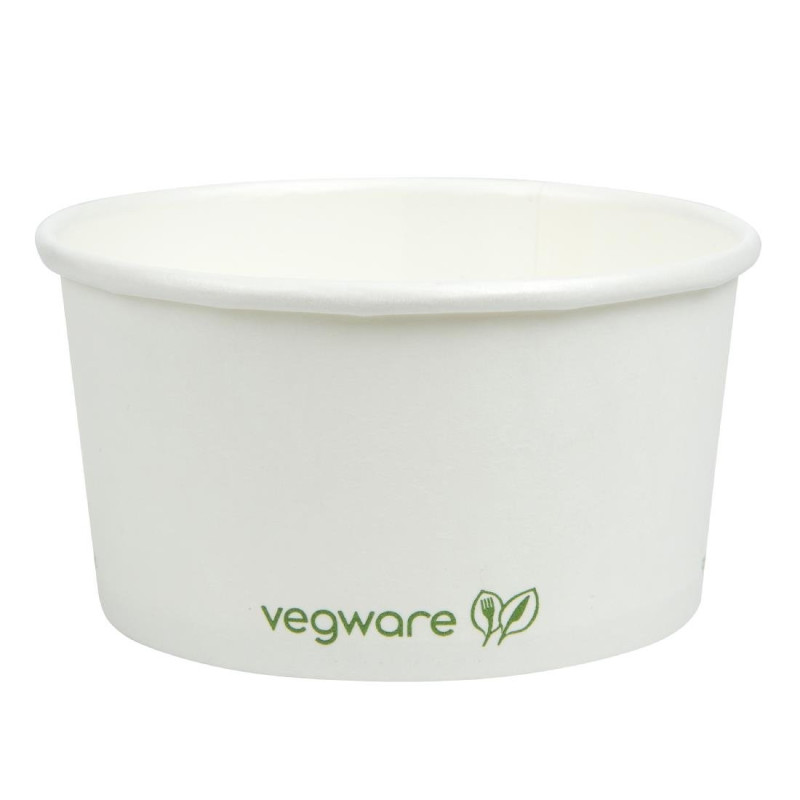 Bicchieri per zuppe/gelati compostabili da 170 ml - Lotto da 1000 pezzi Vegware Bicchieri per zuppe/gelati compostabili da 170 ml - Lotto da 1000 pezzi Vegware