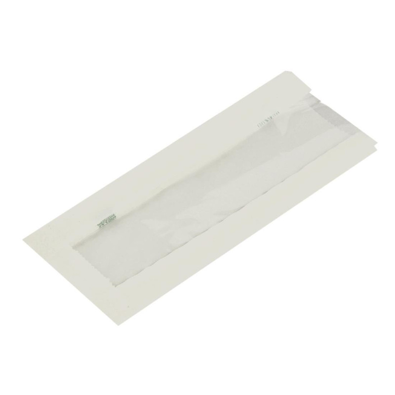 Sacchetti snack caldi in carta glassine compostabile con finestra - Confezione da 1000, NatureFlex Vegware Sacchetti snack caldi in carta glassine compostabile con finestra - Confezione da 1000, NatureFlex Vegware