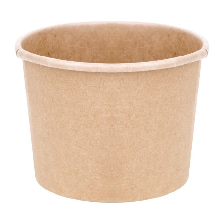Contenitori per zuppa da 340 ml 98 mm - Lotto da 500 in cartone kraft