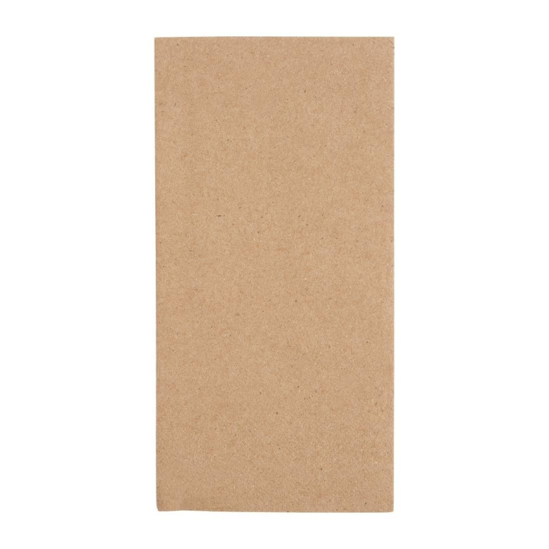Tovaglioli di carta a due veli 1/8 400 mm Kraft - Lotto da 200: Qualità Fiesta, rispettosi dell'ambiente Tovaglioli di carta a due veli 1/8 400 mm Kraft - Lotto da 200: Qualità Fiesta, rispettosi dell'ambiente