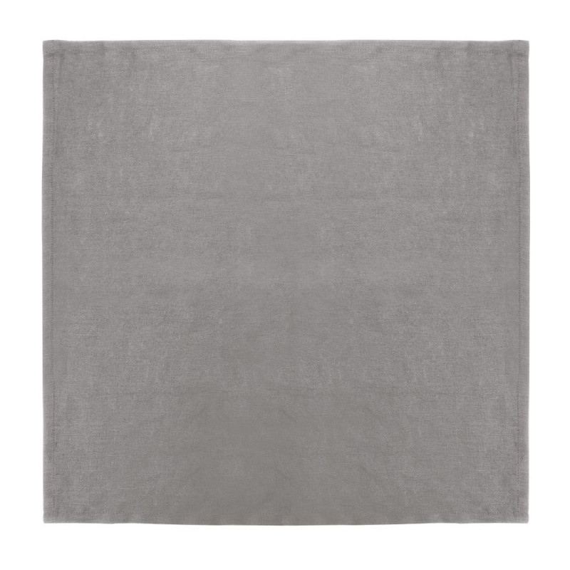 Tovaglioli di lino grigi 400 x 400 mm - Confezione da 12 - Olympia Tovaglioli di lino grigi 400 x 400 mm - Confezione da 12 - Olympia