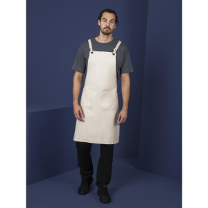 Grembiule Bavaglino in Cotone Grigio Southside - Cucina Professionale