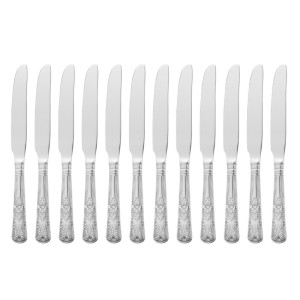 Coltello da dessert con manico intero Kings - Set da 12 di Olympia - Qualità ed eleganza per i tuoi dessert
