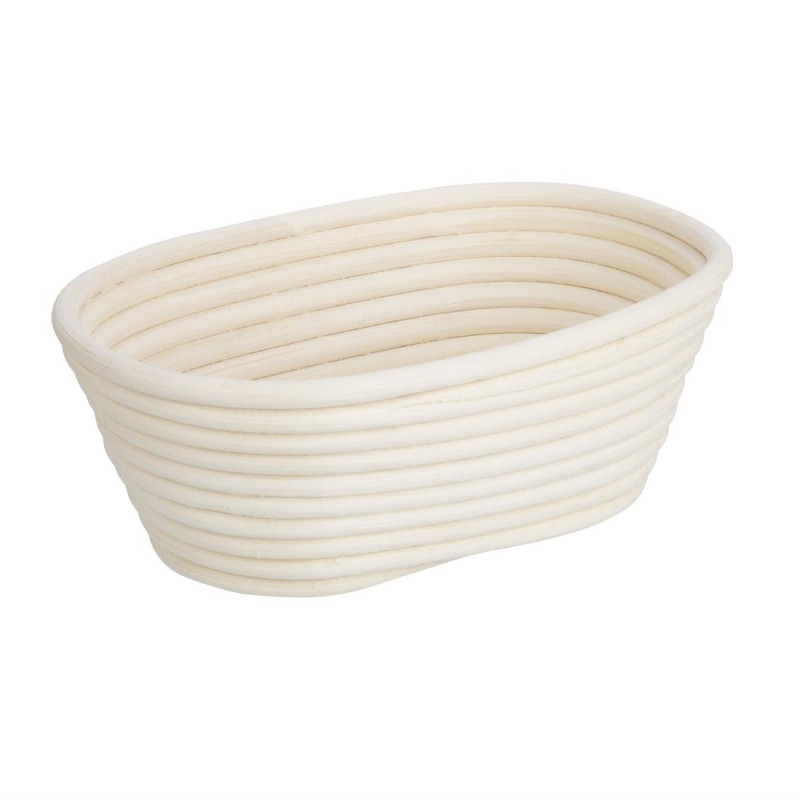 Cesto di fermentazione ovale in vimini Vogue 210x150x80 mm - Qualità professionale Cesto di fermentazione ovale in vimini Vogue 210x150x80 mm - Qualità professionale