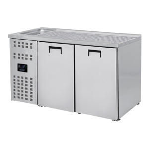 Frigo birra a 2 porte - Rubinetto a sinistra - CombiSteel