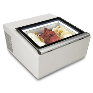 Vetrina frigorifera da banco bianca - statica - 3 x 5 L - CombiSteel