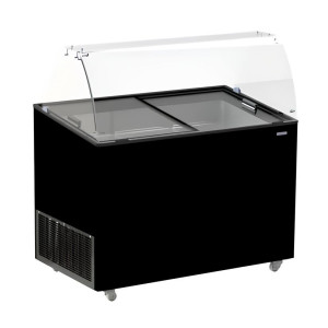 Vetrina per Gelato Nero - 8 x 5 L | CombiSteel | Attrezzatura per la Ristorazione