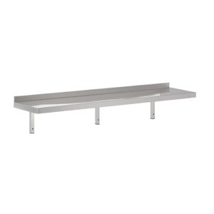 Mensola da Parete Inox 2400mm Prof. 300mm - Cucina Pro & Organizzazione Ottimale