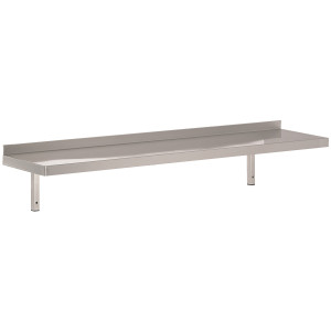 Mensola da Parete Inox Combisteel 600x300 mm - Cucina Ristorazione