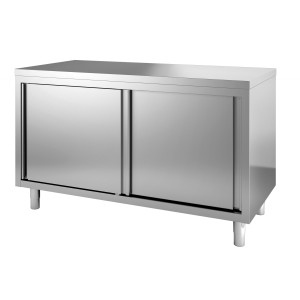 Mobile Basso Inox 2 Porte 1200x700 mm - Acciaio Inossidabile CombiSteel