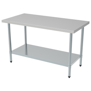 Tavolo Inox con Ripiano 2000x700 mm - Qualità CombiSteel