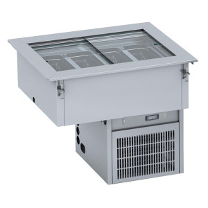 Vaschetta per Gelato Drop-In - 4 Vasche CombiSteel: Soluzione di Refrigerazione Efficace