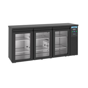 Retrobar Refrigerato 3 Porte Vetrate 500 L - CombiSteel - Raffreddamento Ventilato
