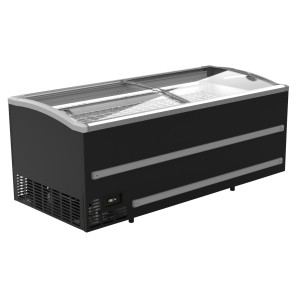 Congelatore a Pozzetto Nero 985 L per Supermercato - Combisteel